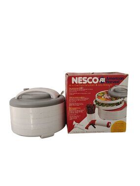 NEW Nesco American Harvest All-In-One Food Dehydrator & Jerky Maker Kit 5 Trays